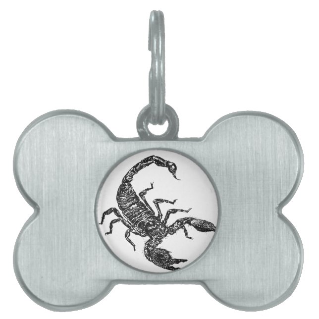 スコーピオン ペットネームタグ (正面)