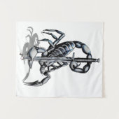 スコーピオン、3DイラストレーションiPad Proカバー タペストリー (正面(横))