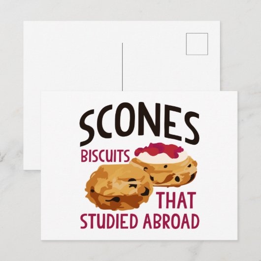 スコーン ポストカード (正面/裏面)