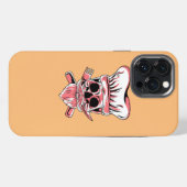 スゴイシェフのヘッドシェフ iPhoneケース (裏面横)