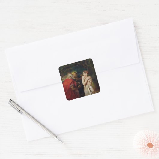 スザンナと長老たち, 1856 スクエアシール (封筒)