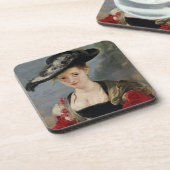 スザンナLundenのポートレート(か。) (Le Chapeau deのバケツ コースター (左側)