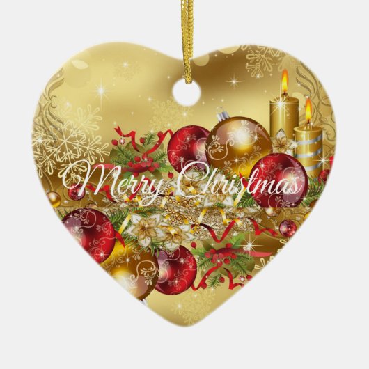 スザンヌエリザベスクリスマスコレクションセラミックスホーン セラミックオーナメント (正面)