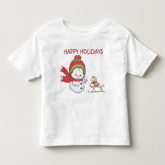 スザンヌエリザベスクリスマスコレクショントドドラーT-S トドラーTシャツ (正面)