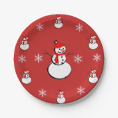 スザンヌエリザベスクリスマスコレクションホリデー ペーパープレート (正面)