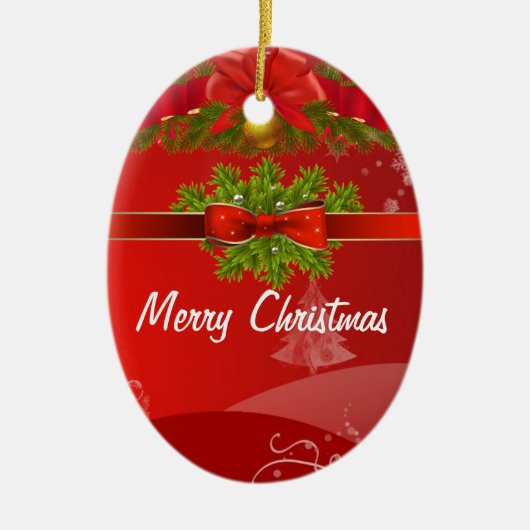 スザンヌエリザベスクリスマスコレクション セラミックオーナメント (正面)