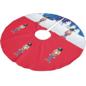 スザンヌエリザベスクリスマスコレクション –  ブラッシュドポリエステルツリースカート (アングル)