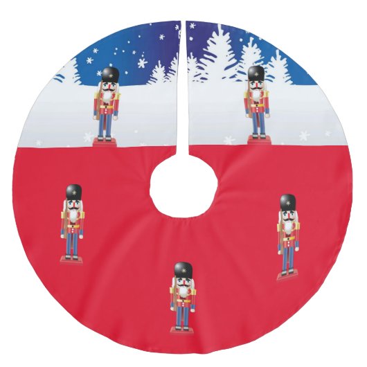 スザンヌエリザベスクリスマスコレクション –  ブラッシュドポリエステルツリースカート (正面)