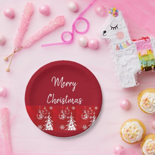 スザンヌエリザベスクリスマスコレクション –  ペーパープレート (パーティー)