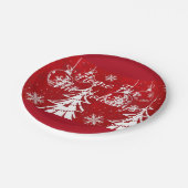 スザンヌエリザベスクリスマスコレクション – ホリデー ペーパープレート (アングル)