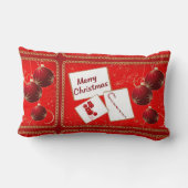 スザンヌエリザベスクリスマスコレクション ランバークッション (裏面)