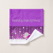 スザンヌ・エリザベス クリスマスコレクション バスタオルセット (ウォッシュタオル)