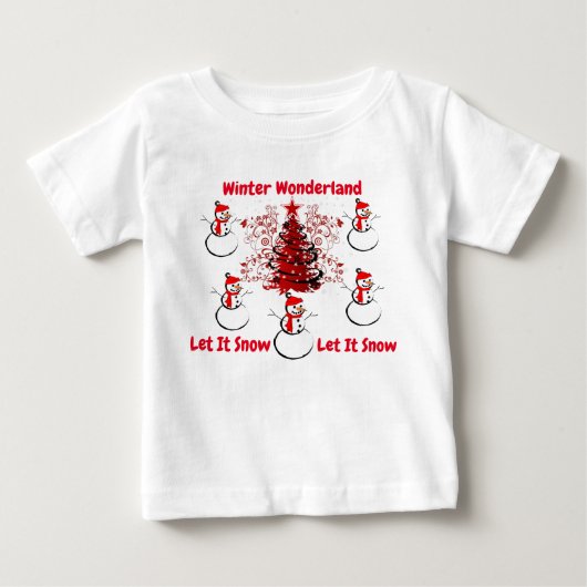 スザンヌ・エリザベス・クリスマスコレクション ベビーTシャツ (正面)