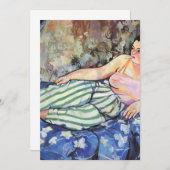 スザンヌ・ヴァラドンによる青い部屋 招待状 (正面/裏面)