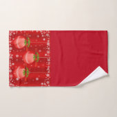 スザンネエリザベスクリスマスコレクションホリデー バスタオルセット (ハンドタオル)