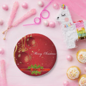 スザンネエリザベスクリスマスコレクション紙プレート ペーパープレート (パーティー)