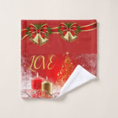 スザンネエリザベスクリスマスコレクション バスタオルセット (ウォッシュタオル)