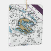 スシア島WAチャート セラミックオーナメント (右)