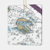 スシア島WAチャート セラミックオーナメント (左)