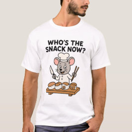 スシキャットとマウス - 今どっちがおやつ?Tシャツ Tシャツ