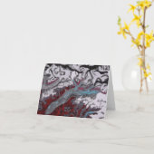 スシトナ氷河グリーティングカード カード (黄色い花)