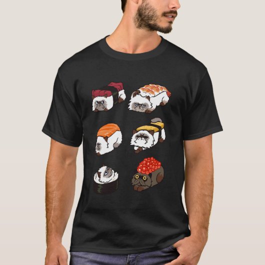 スシヒマラヤンキャット Tシャツ (正面)