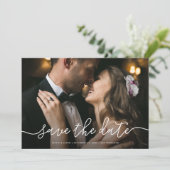 スシンプルクリプト大理石背面|写真保存日 招待状 (スタンド正面)