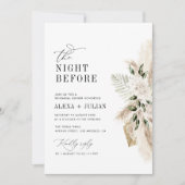 ススキと緑結婚の木 招待状 (正面)