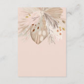 ススキ男女兼用スを持って来る エンクロージャーカード (裏面)