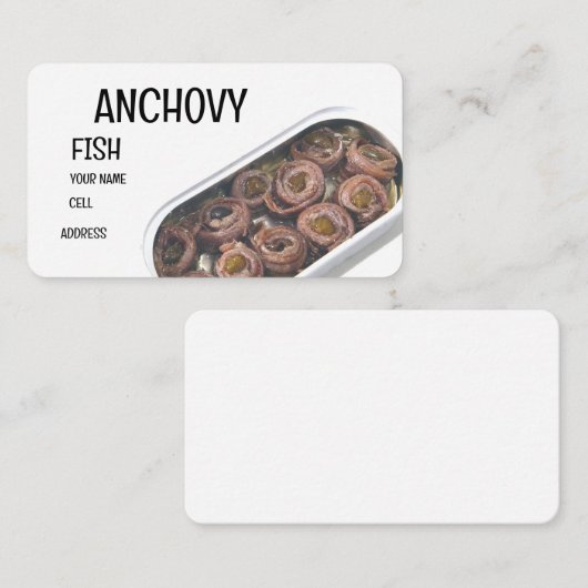 スズのアンチョビ 名刺 (正面/裏面)
