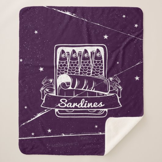 スズのイワシ動揺して シェルパブランケット (正面)