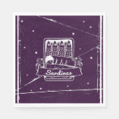 スズのイワシ動揺して スタンダードランチョンナプキン (正面)