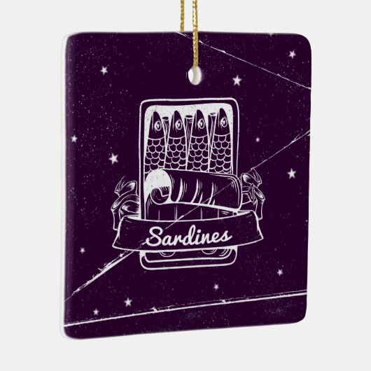 スズのイワシ動揺して セラミックオーナメント (右)