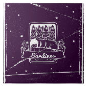 スズのイワシ動揺して タイル (正面)