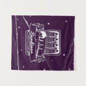 スズのイワシ動揺して タペストリー (正面(横))