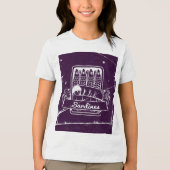 スズのイワシ動揺して トライブレンドTシャツ (正面)