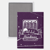 スズのイワシ動揺して マグネット (正面/裏面)