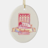 スズのイワシ セラミックオーナメント (右)