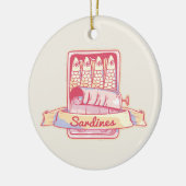 スズのイワシ セラミックオーナメント (左)