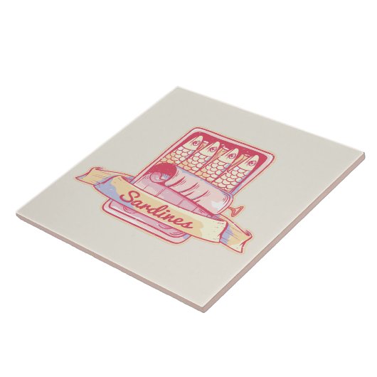 スズのイワシ タイル (側面)