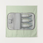 スズのイワシ タペストリー (正面(横))