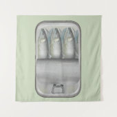 スズのイワシ タペストリー (正面)