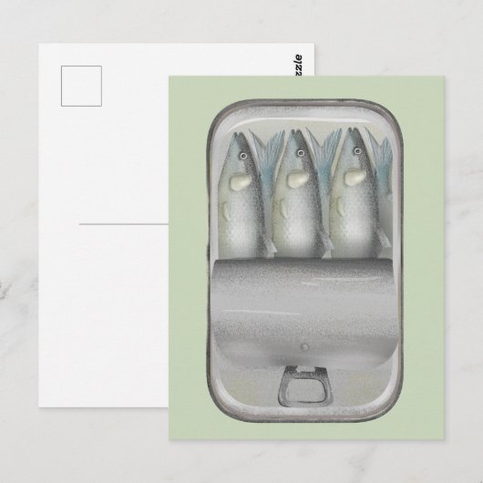 スズのイワシ ポストカード (正面/裏面)