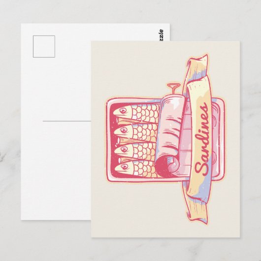 スズのイワシ ポストカード (正面/裏面)
