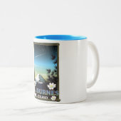 スズアーヌアイスランド旅行ポスター ツートーンマグカップ (正面右)