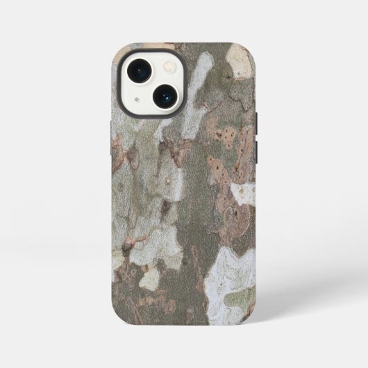スズカケノキ迷彩の木の樹皮パターン Case-Mate iPhoneケース (裏面)