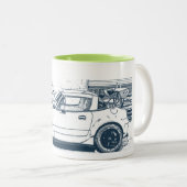 スズキカプチーノ(EA11R)マグカップ ツートーンマグカップ (正面右)