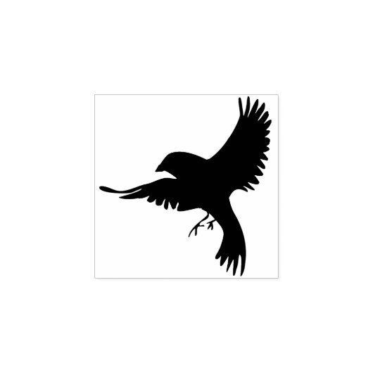 スズメかわいい鳥獣の文房具 ラバースタンプ (インプリント)