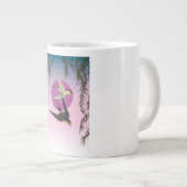 スズメが白鳥の願いを知る方法 ジャンボコーヒーマグカップ (正面右)