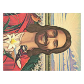 スズメとユリ テーブルクロス (正面(横))